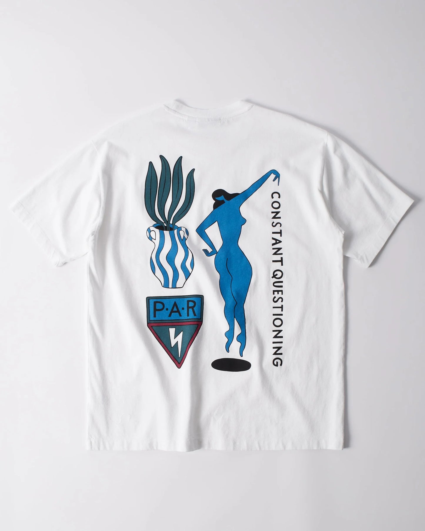 Parra Questioning Tee White