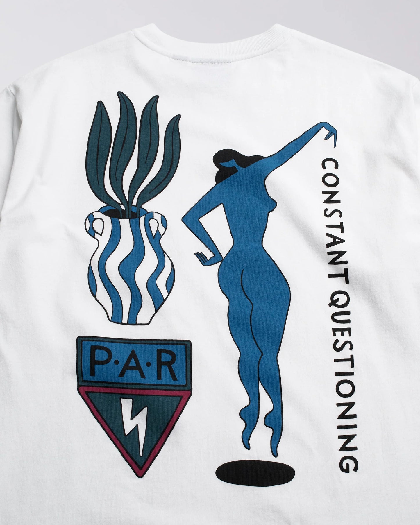 Parra Questioning Tee White