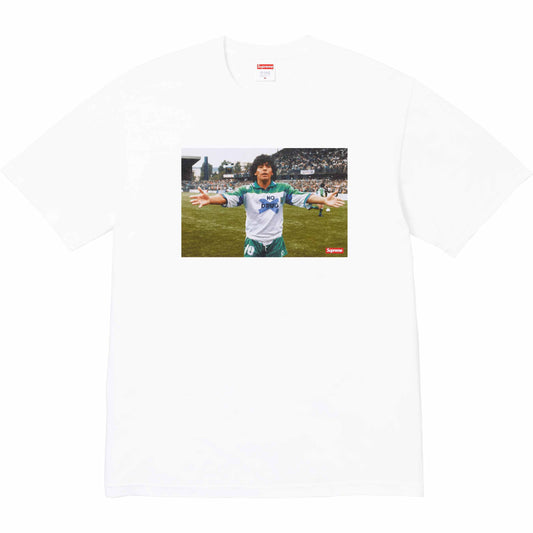 Supreme Maradona Tee White